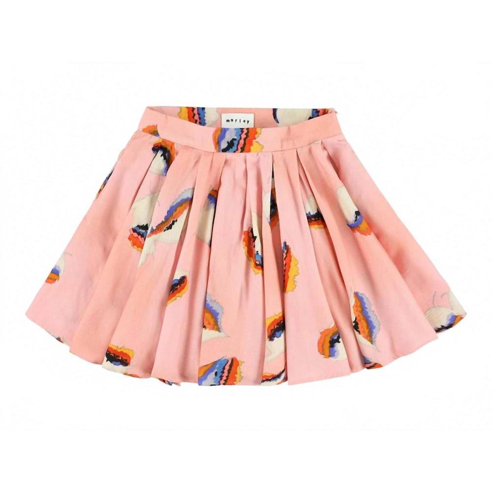 NEW MORLEY girl's target pleated short skirt in light pink